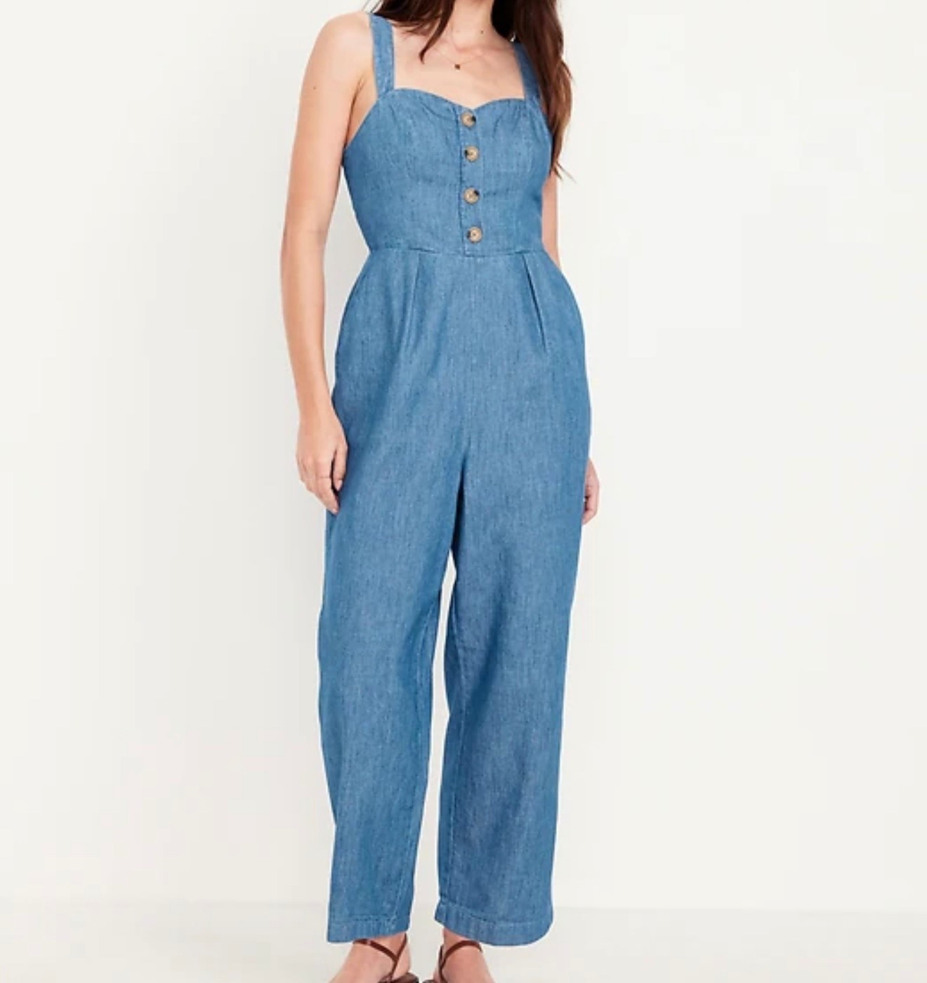 Blue Jean jumpsuit 

#LTKSaleAlert #LTKGiftGuide #LTKFindsUnder100