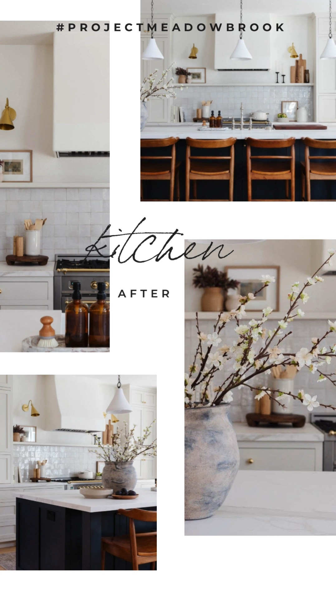 Take 15% off all full-price Scout & Nimble items with code PEGGYH15. We love the stunning transformation of Project Meadowbrook! ✨

The original kitchen was dark, closed off, and not quite fitting the needs of this bustling family of 6. We knew it needed to be a brighter, more open, and functional heart of the home. Our goal? To craft a space that’s both timeless and fresh.

As you can see, we knocked down walls to create an airy, open-concept kitchen with a 12-foot island as the centerpiece. The elegant contrast of the paint colors selected for the perimeter cabinets and island added warmth and depth, while the lighter white walls, elegant range, and plaster range hood bring a touch of European charm to the Cali Casual look. 

#KitchenRenovation #DesignInspiration
#CaliforniaCasual #EuropeanElegance #KitchenTransformation #BeforeAndAfter #InteriorDesign #ModernFarmhouse #KitchenDesign #HomeMakeover #DesignInspiration #FamilyHome #ProjectReveal #FunctionalDesign #BeautifulSpaces #InteriorStyling #PeggyHaddadInteriors #HomeDesign #KitchenGoals #DesignDetails #homeinspo

#LTKStyleTip #LTKHome #LTKFindsUnder50