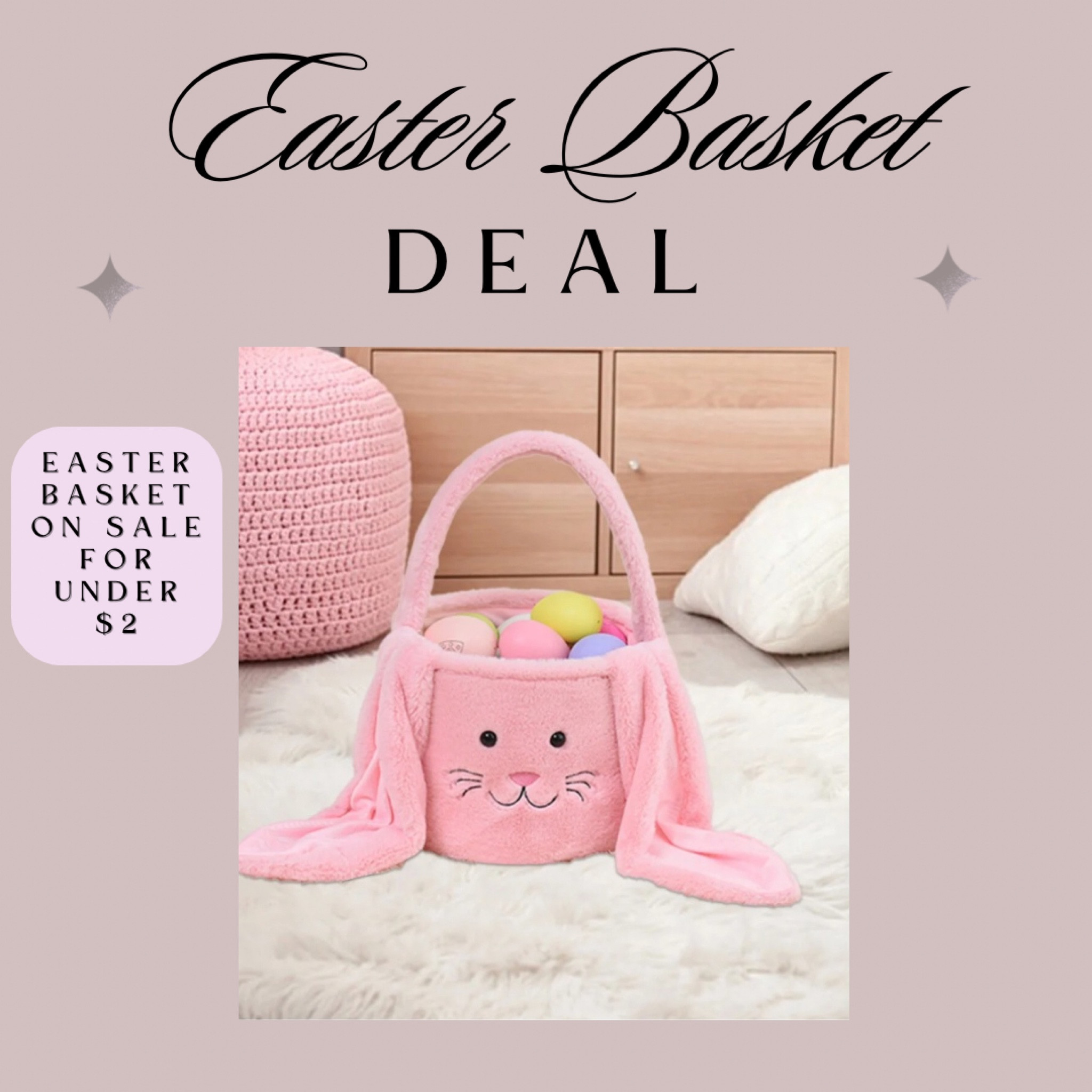 Kids Easter basket on sale now for under $2 🤯 Snag it before it’s too late!

Easter, basket, pink, bunny, bunny ears, rabbit, deals, deal, flash sale, sales, Walmart, kids, babies, holiday, baby, kid



#LTKFamily #LTKSaleAlert #LTKBaby