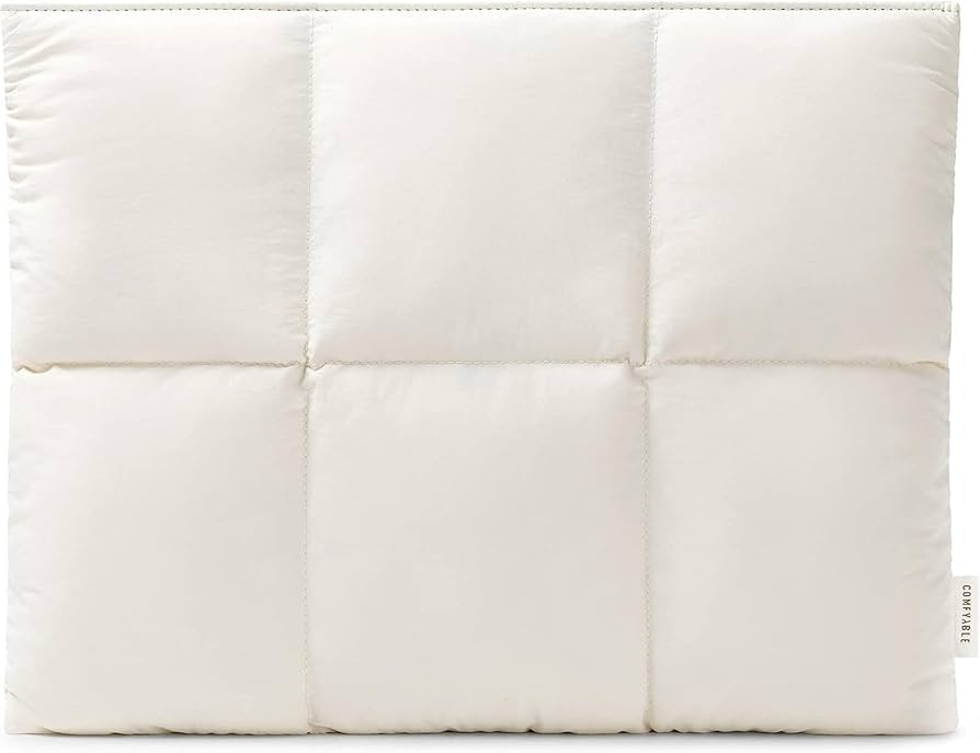 Comfyable Puffy Laptop Sleeve 13 Inch 14 Inch, Quilted Puffer Laptop Carrying Case for Women, Pil... | Amazon (US)