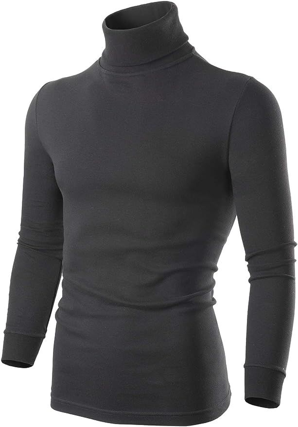 Turtleneck Men Long Sleeve Thermal Underwear Sweater Mock Turtleneck Base Layer Shirt for Men, Bl... | Amazon (US)