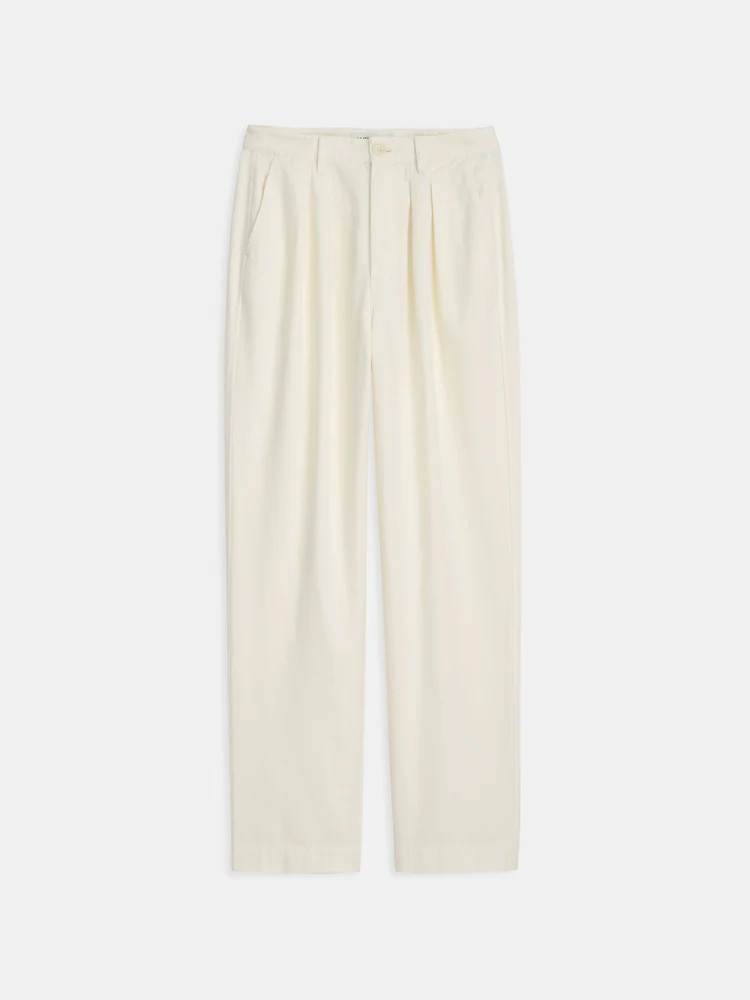 Keaton Double Pleat Pant in Twill | Alex Mill