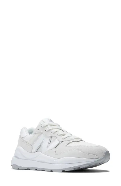 New Balance 57/40 Sneaker in Sea Salt/White at Nordstrom, Size 6.5 | Nordstrom