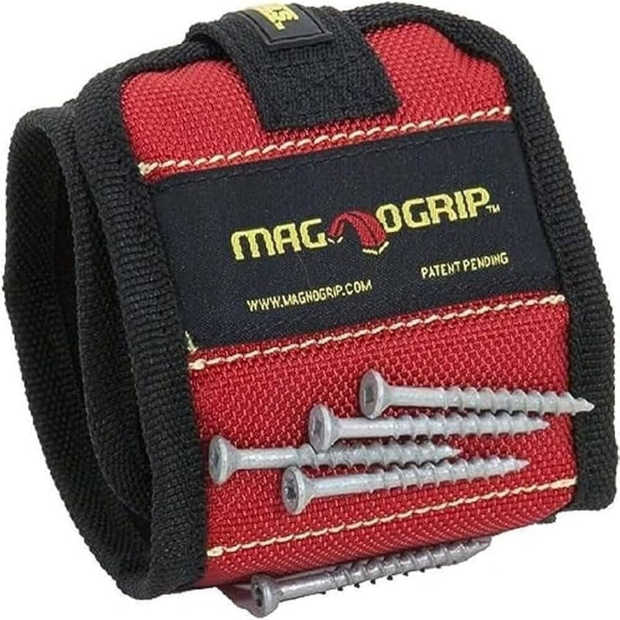 MagnoGrip Magnetic Wristband for Holding Screws, Nails, Drill Bits - Cool Gifts for Men - Super S... | Amazon (US)