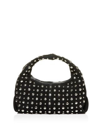 AQUA Small Studded Hobo Bag - Exclusive  | Bloomingdale's Handbags | Bloomingdale's (US)