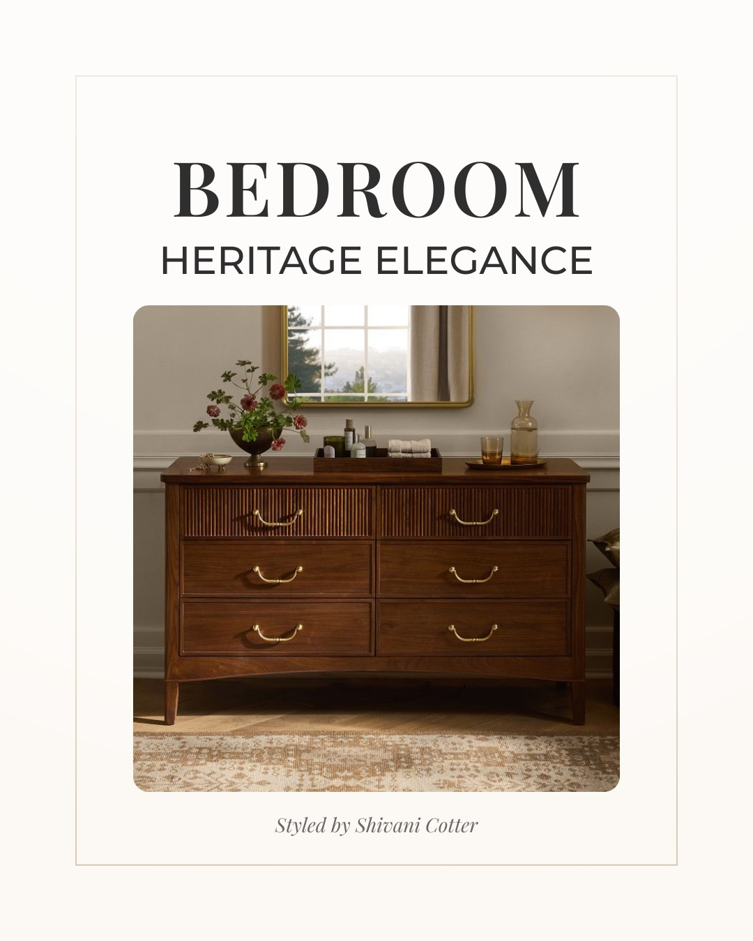 Timeless Bedroom | Heritage Elegance
Furniture + Decor
Classic wood furniture, soft patterned bedding, and layered textures come together to create a bedroom that feels warm, elegant, and timeless. Heritage inspired interiors focus on traditional design, rich materials, and beautiful details that make a bedroom feel collected and inviting.
#heirloom #bedroom #traditionalbedroom


#LTKHome