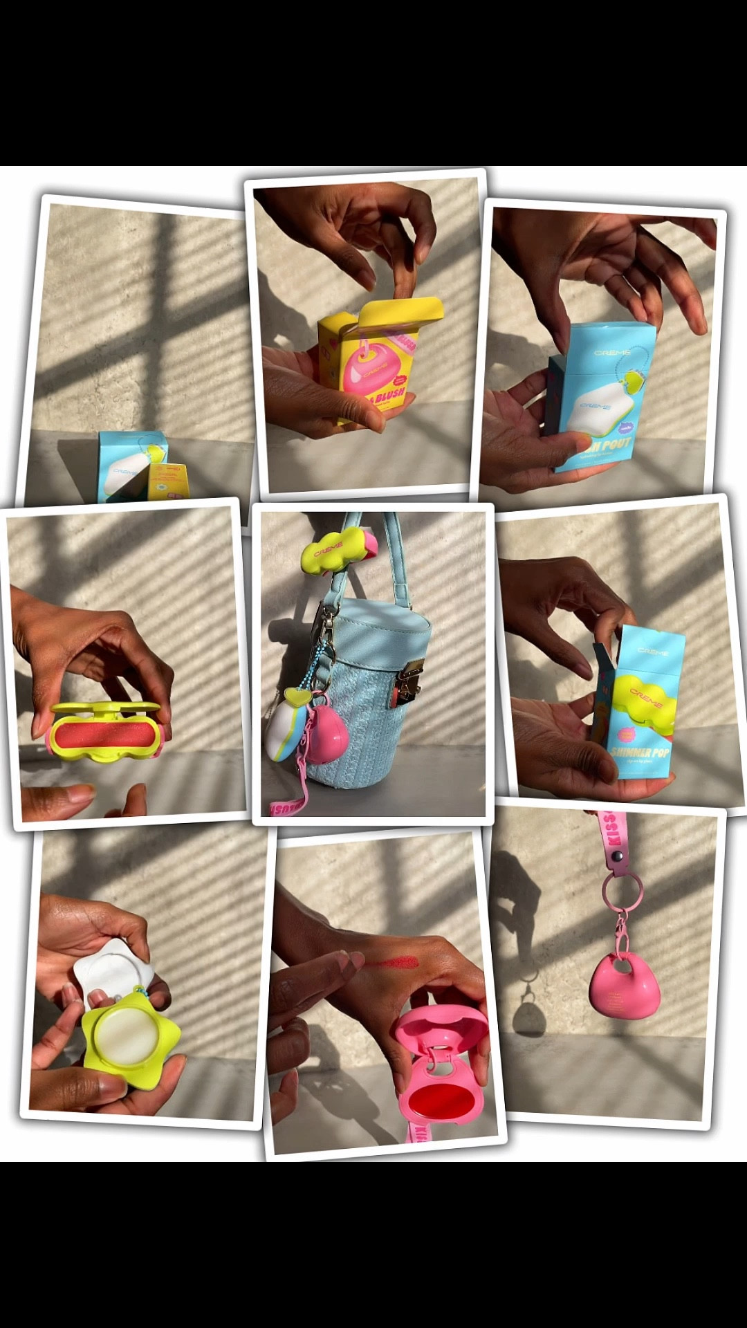 The Crème Shop's set delivers instant hydration with a moisturizing lip balm, a tinted lip gloss, and a cheek-plumping highlight. Korean-formulated with nourishing ingredients and safe pigments like Red 6, it's your daily dose of radiant color that works on lips *and* cheeks. No chemicals, just vibrant glow.