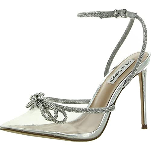 Steve Madden Women's Viable Pump, Clear, 5.5 | Amazon (US)