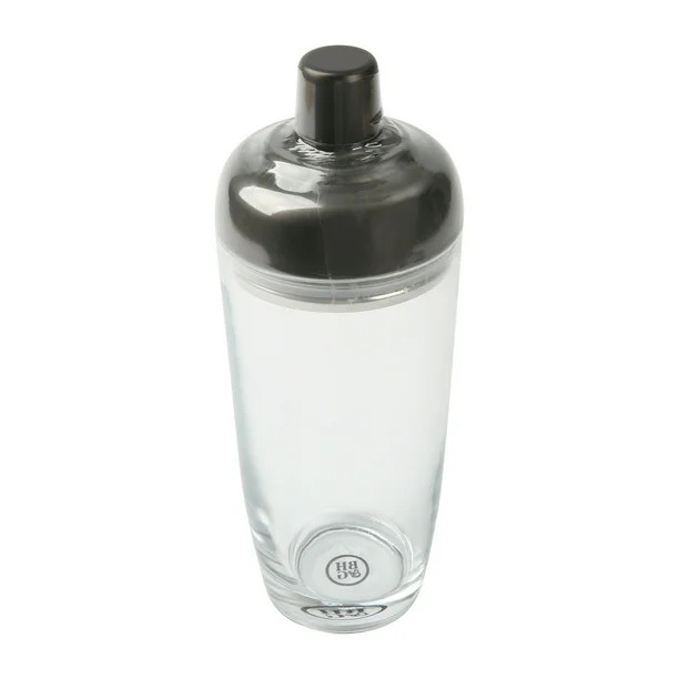 Better Homes & Gardens 23oz Stainless Steel and Glass Clear Cocktail Shaker | Walmart (US)