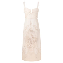 Drape Midi Dress - Mermaid Toile            
        
            

    
    
    











   ... | ZIMMERMANN (US, CA, EU, MENA)