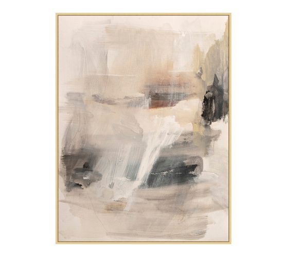 All in the Neutrals Framed Canvas Print | Pottery Barn (US)