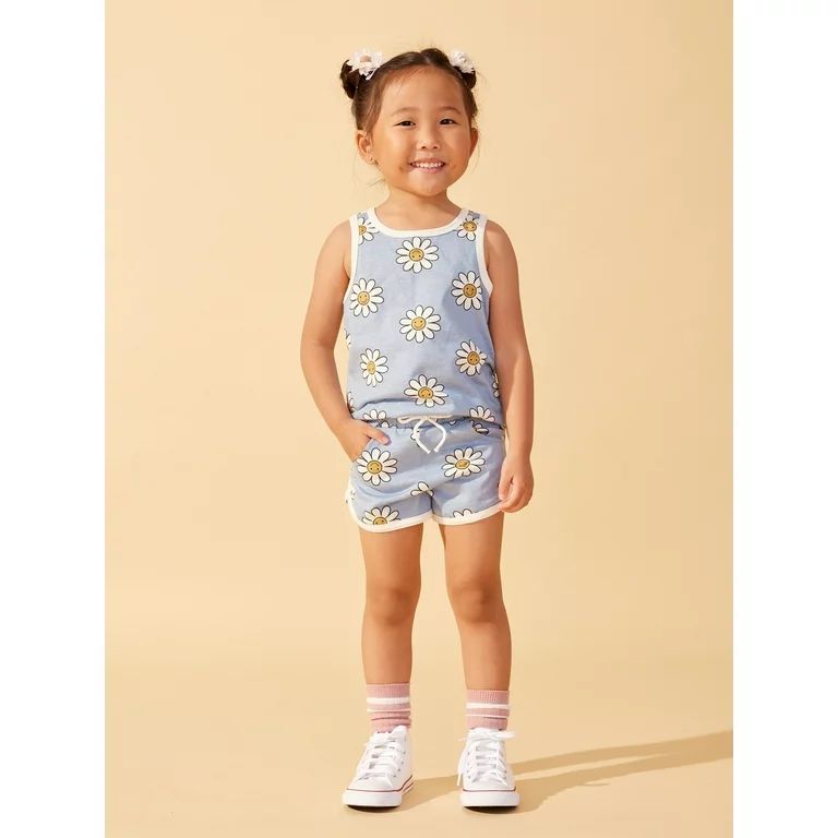 Little Star Organic Toddler Girl 3Pk Tank Tops, 12M-5T | Walmart (US)