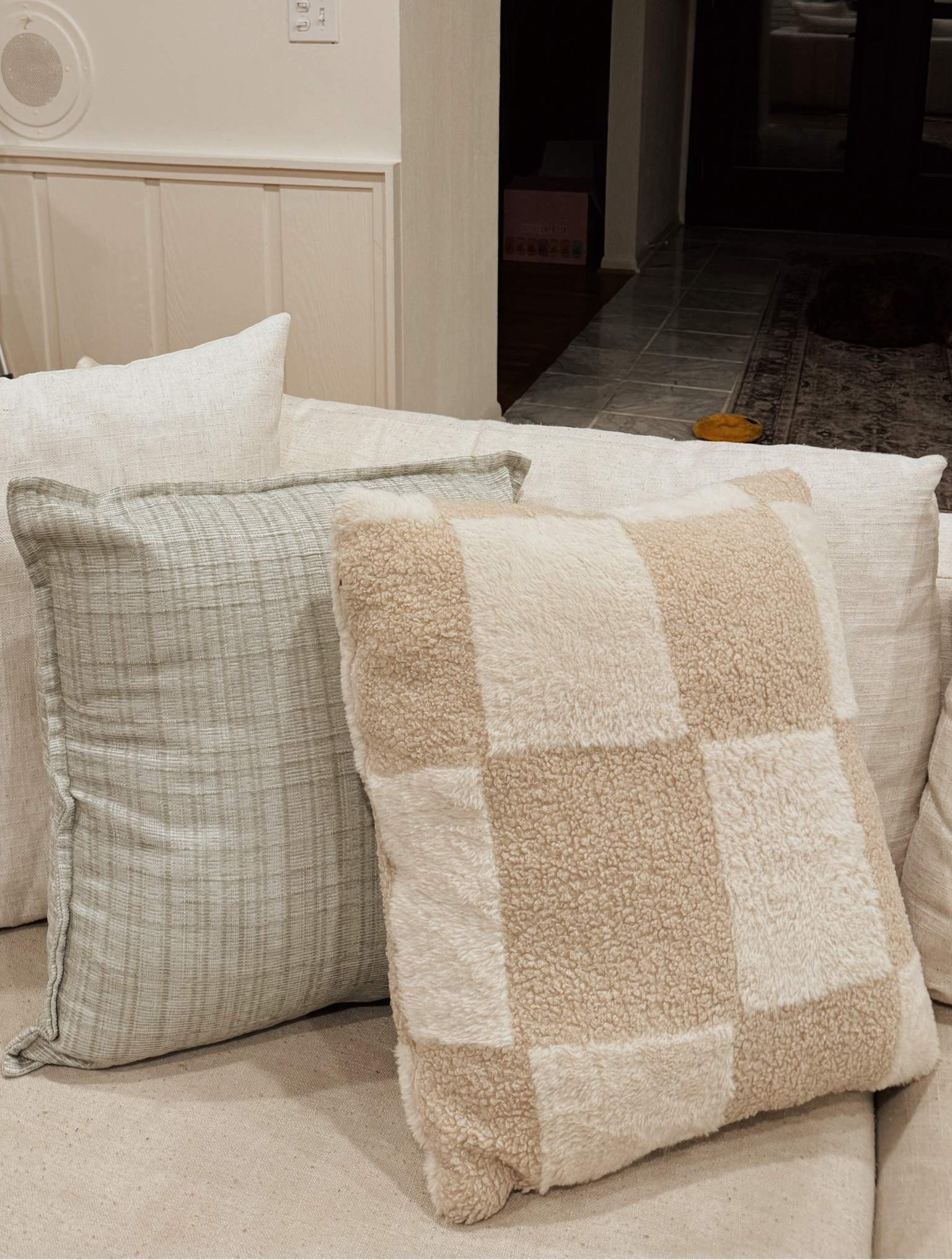 Checkered decor pillows! 

#LTKstyletip #LTKhome #LTKSeasonal