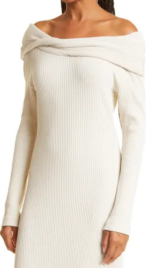 Mara Hoffman Emery Off the Shoulder Long Sleeve Dress | Nordstrom | Nordstrom