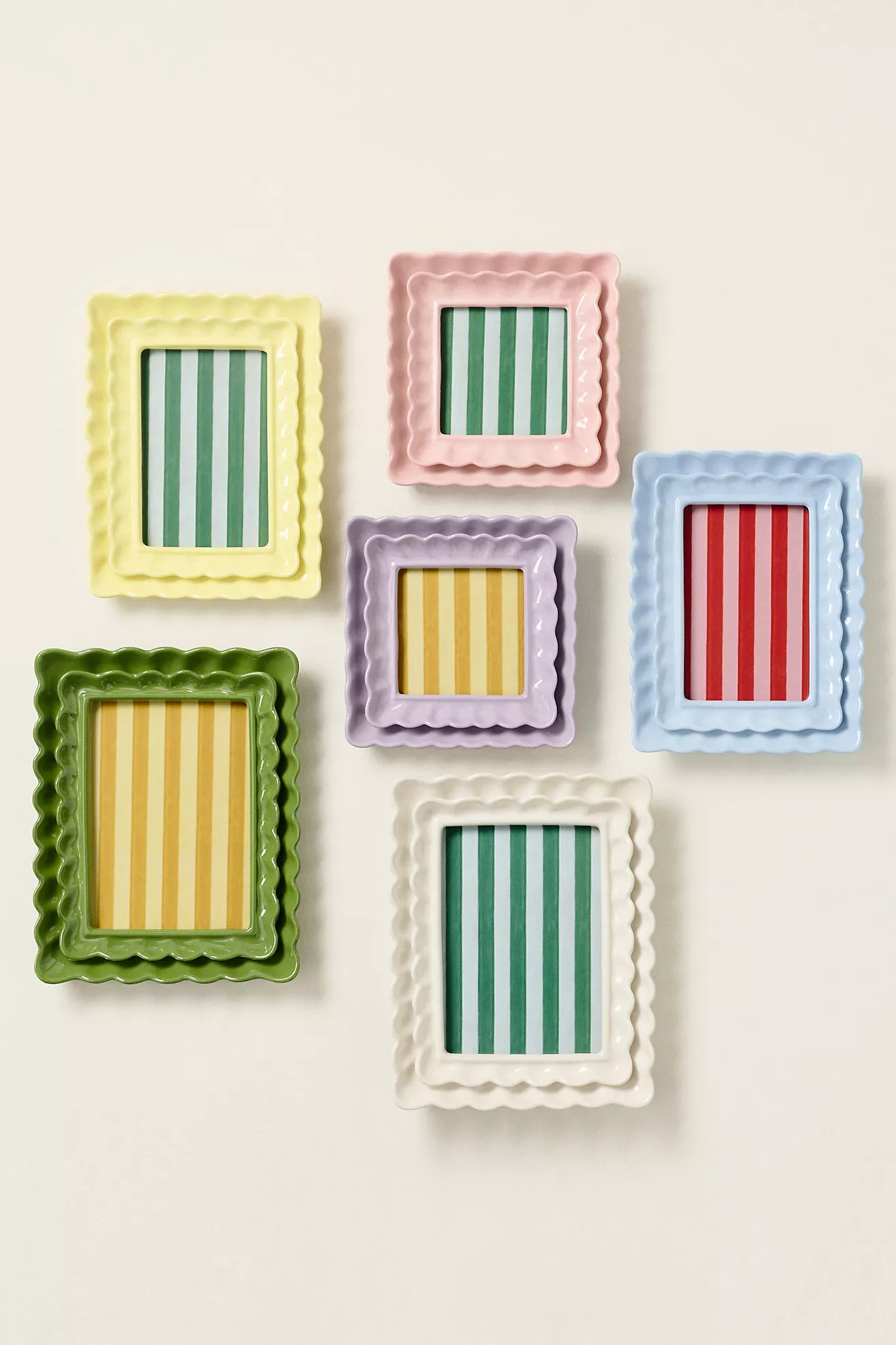 Philippa Scalloped Picture Frame | Anthropologie (US)