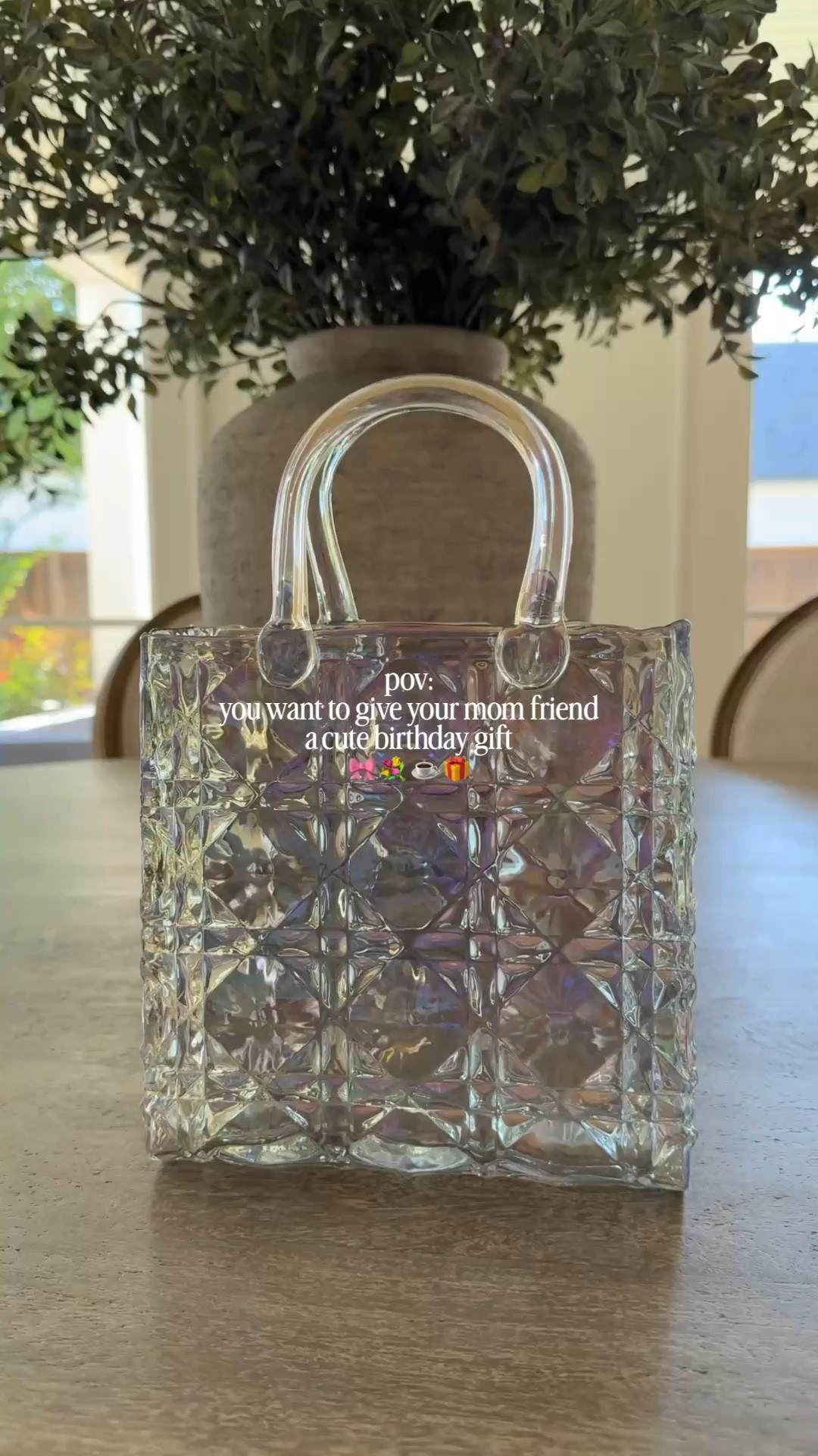 Put together a cute little gift for one of my friends birthday! I found this purse vase at home goods and couldn’t pass it up !!

#LTKmomlife #LTKdayinmylife #LTKSeasonal