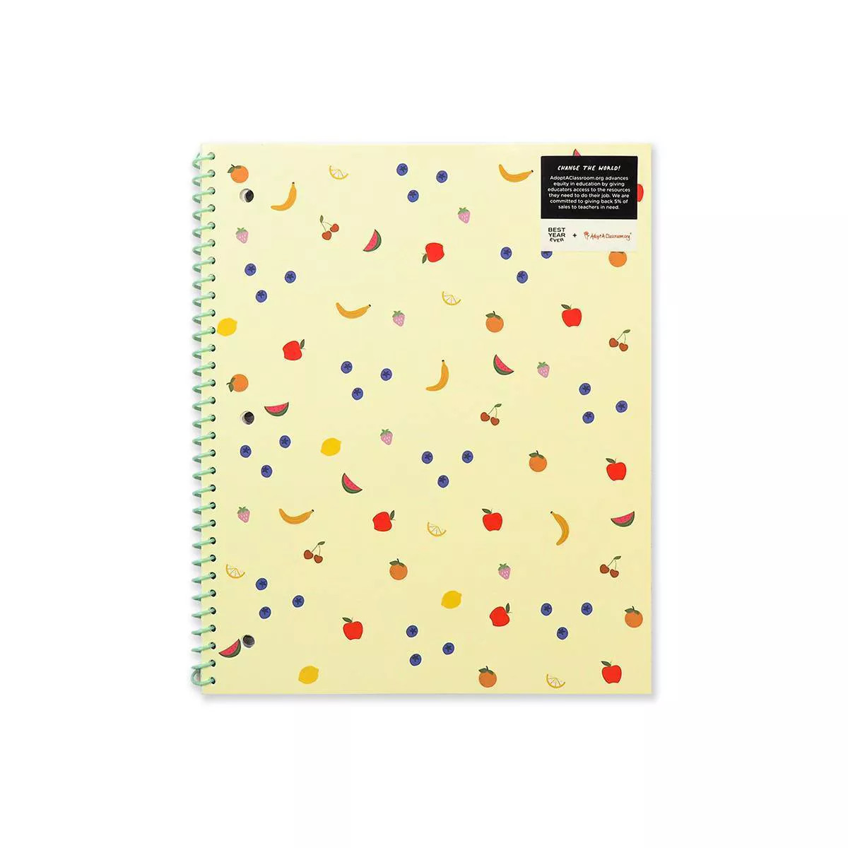 Best Year Ever Spiral Notebook Multi Fruit | Target