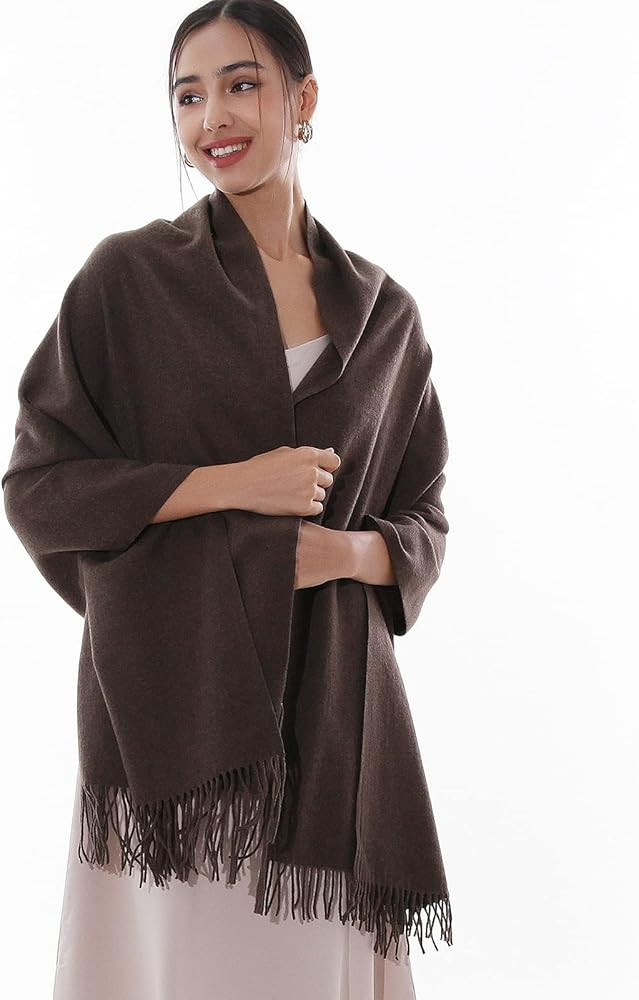 RIIQIICHY Winter Scarfs for Women Pashmina Shawls Wraps for Evening Dresses Large Warm Soft Scarv... | Amazon (US)