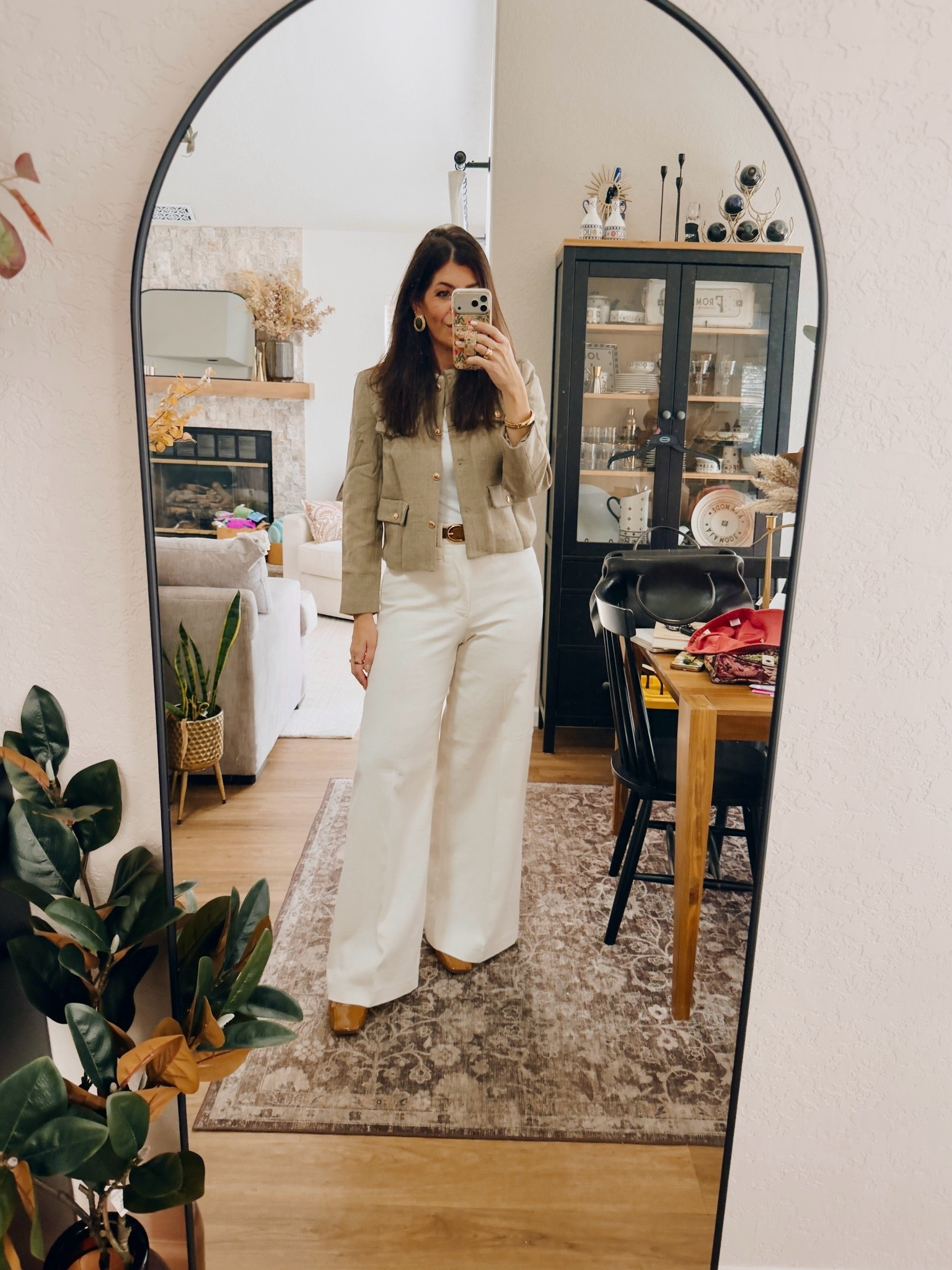 Work outfit of the day
In a medium tee, medium jacket, medium tall pants (code is Meghanxspanx)

#LTKMidsize #LTKTall #LTKWorkwear