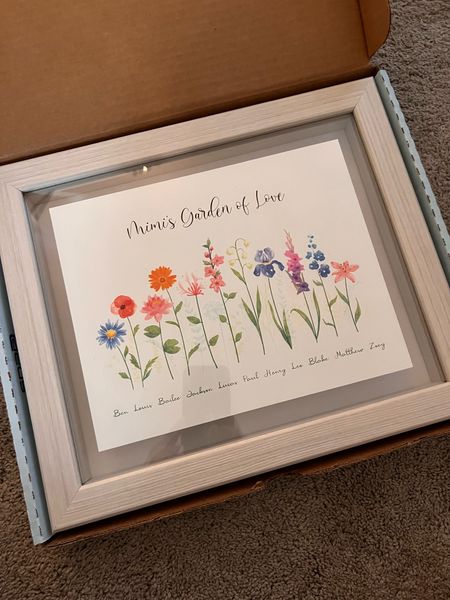 my favorite gift I gifted this year to my mother in law! many options for birth month flowers. 

I got it printed and framed at Walgreens (super affordable!) 

#LTKGiftGuide #LTKHoliday #LTKunder50