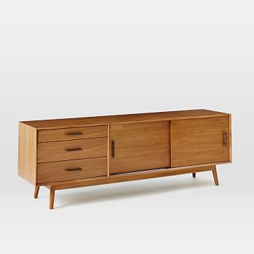 Mid-Century Media Console (80") - Acorn | West Elm (US)