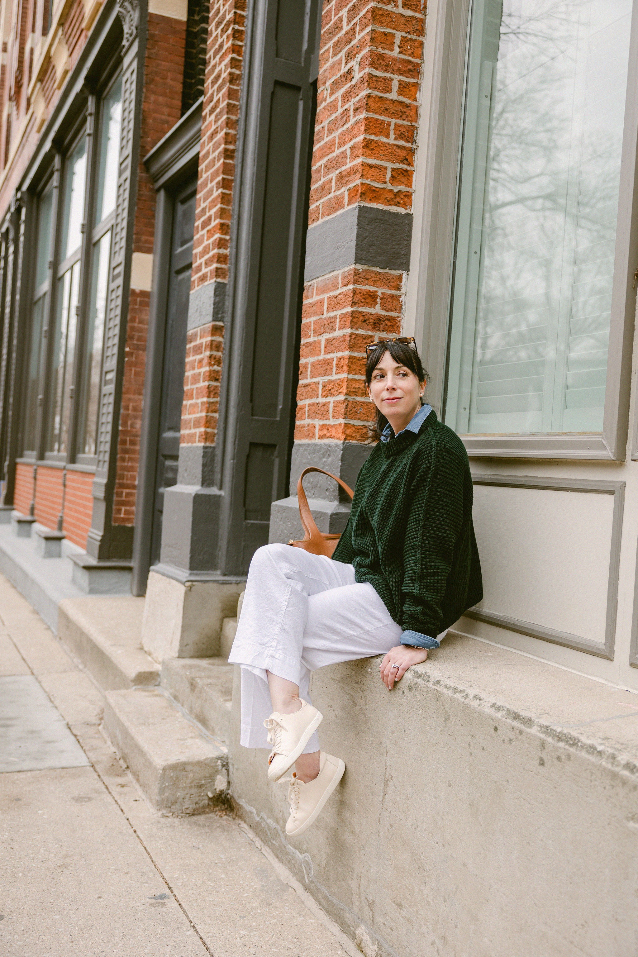 These wide-legged linen white pants are going to be a summer staple. They are so comfortable and cute and run true to size (wearing a 6)! Style with a T-shirt or tank in the summer. Here I am wearing a Frank and Eileen denim button-up and Montecito sweater. 

#WearLoveRepeat #FrankandEileenPartner @FrankandEileen
 

 #LTKOver40