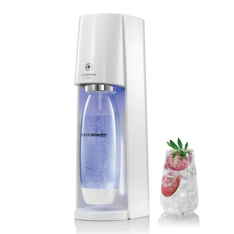 SodaStream eTerra Sparkling Water Maker - White | Walmart (US)