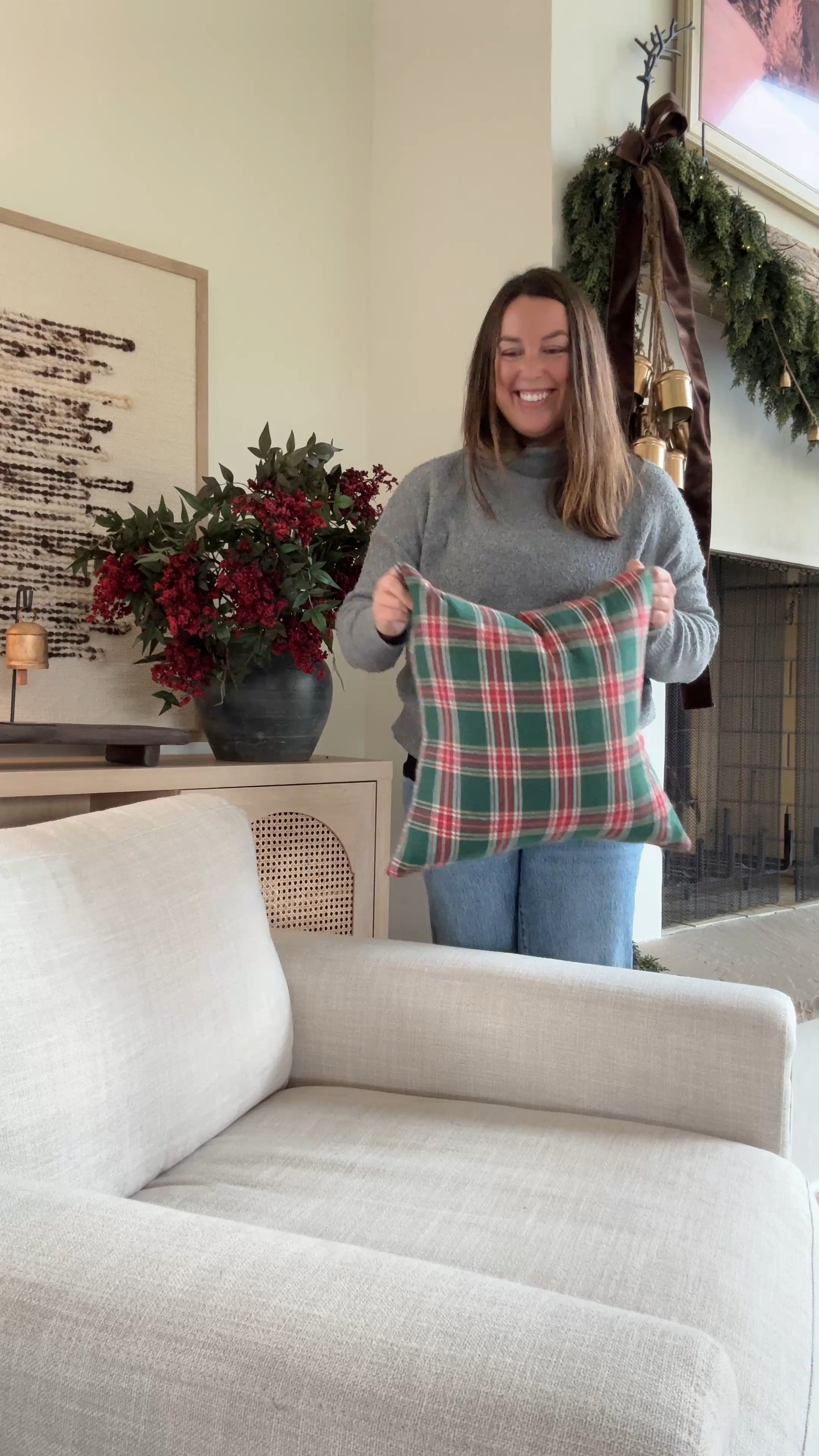 Loving these new patterned throw pillows as a way to add a holiday touch to our living room! 

Follow my shop @rushtonhome on the @shop.LTK app to shop this post and get my exclusive app-only content! Don’t forget to turn on post notifications using the 🔔 to get first dibs! Follow @rushtonhome on Instagram and Pinterest for more home decor inspiration and affordable home finds! Are you looking for anything home related? You’re in the right place! At Rushton Home, I do: home decor, living room, bedroom, affordable, walmart, target, amazon, wayfair, new arrivals, winter decor, spring decor, fall decor, fall finds, summer decor, home decor refresh, studio mcgee x target, hearth and hand, magnolia, holiday decor, seasonal decor, dining room decor, bedroom decor, living room decor, affordable home decor, furniture, weekend deals, sale, on sale, pottery barn, kirklands, west elm, bench, foyer table, faux florals, rugs, couches, sofa, sectional, dresser, nightstand, night stand, end tables, lamps, art, wall art, etsy, pillows, blanket, interior design, interior styling, bedding, side tables, bed frame, tray, side table, throw pillows, look for less, designer dupe, budget decor, bar stools, counter stools, vase, ceramic pottery, budget, budget friendly, coffee table, dining chairs, cane, rattan, wood, white wash, rustic amazon home, arch, brass hardware, gold hardware, vintage, antique, european inspired, french country, back in stock

#LTKHoliday #LTKHome #LTKSeasonal