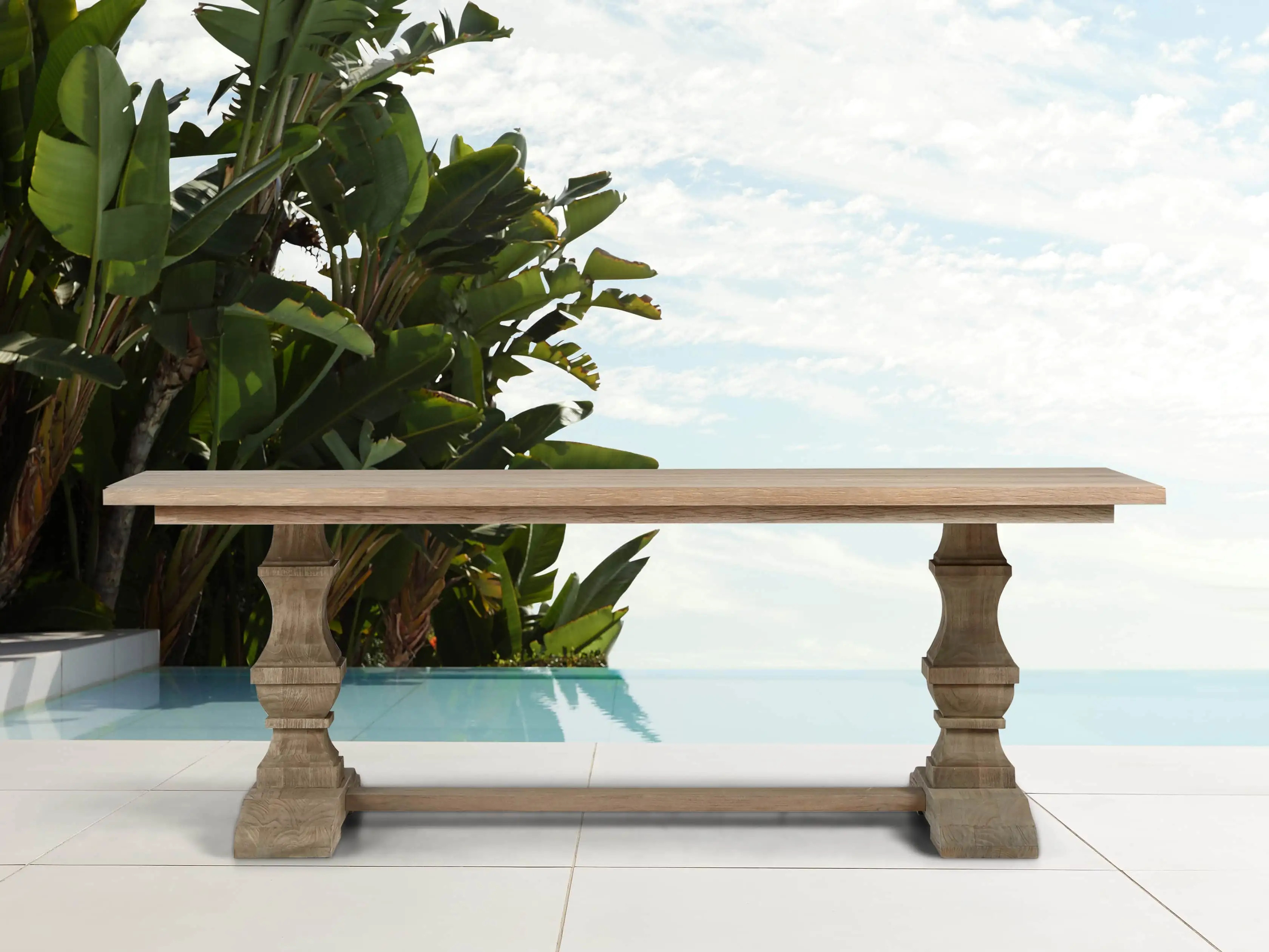 Hamptons Outdoor Rectangle Dining Table | Arhaus | Arhaus