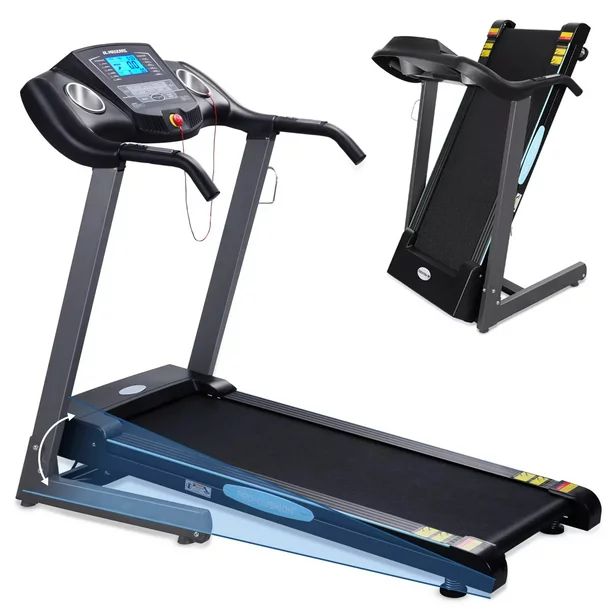 MaxKare 2.5 HP Power Treadmill with 12% Auto Incline Folding Treadmill Running Machine 8.5 MPH Sp... | Walmart (US)