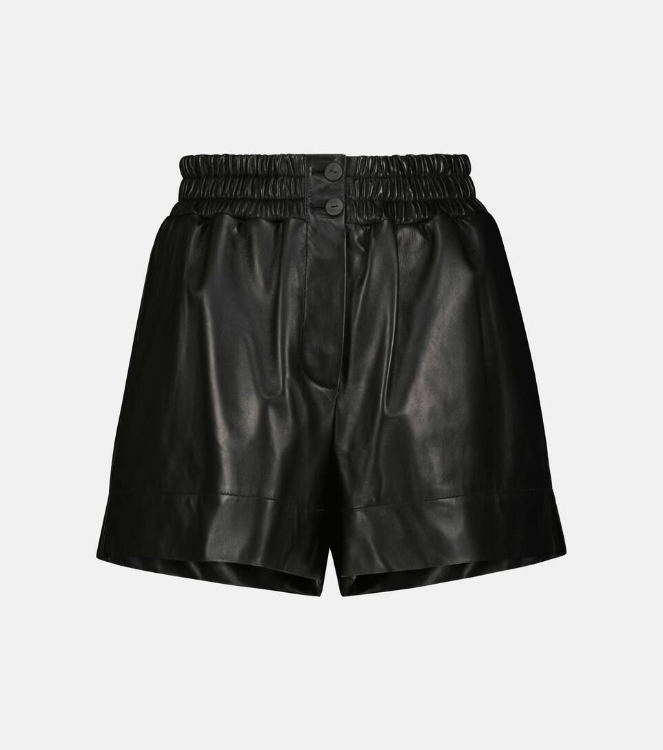 High-rise leather shorts | Mytheresa (US/CA)