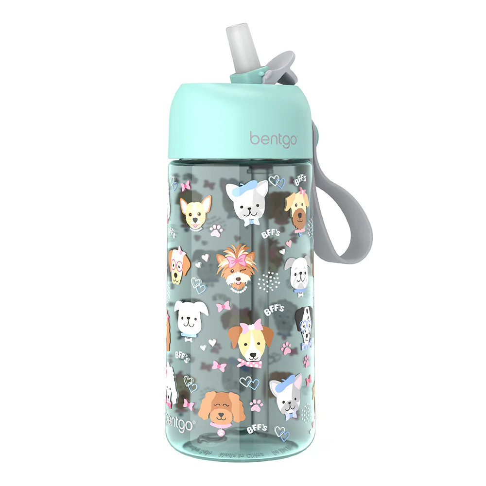 Bentgo Kids Water Bottle - Puppy Love | Bentgo