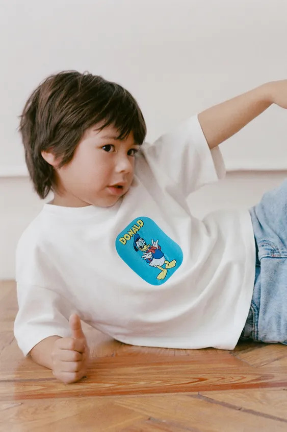 DONALD DUCK \u00a9 DISNEY EMBROIDERED T-SHIRT | Zara US