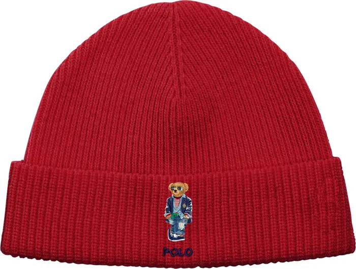 Polo Ralph Lauren Regatta Polo Bear Beanie | Nordstrom | Nordstrom