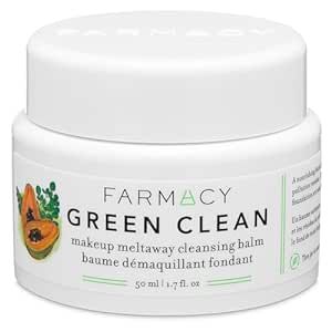 Farmacy Natural Cleansing Balm - Green Clean Makeup Remover Balm - Effortlessly Removes Makeup & ... | Amazon (US)