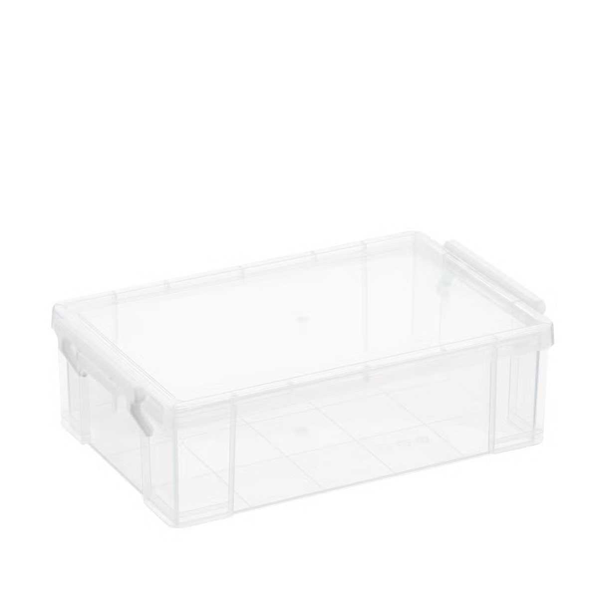 Large Storage Latch Box Translucent | The Container Store