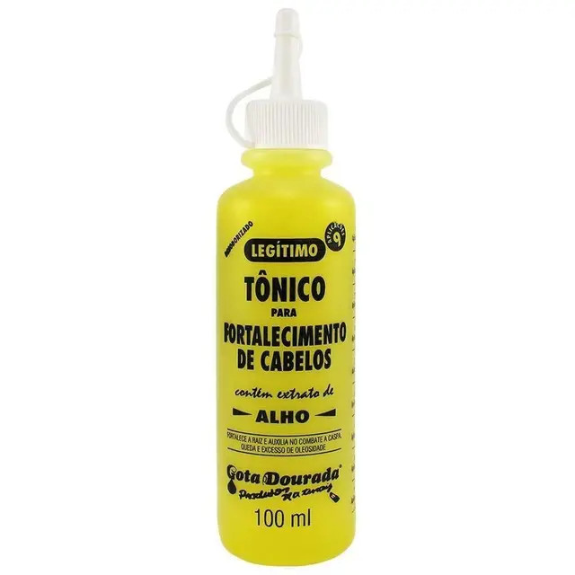 TONICO CAPILAR GOTA DOURADA FORTALECIMENTO ALHO 100ML | Droga Raia | DrogaRaia (BR)