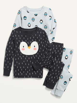 Unisex 4-Piece Pajama Set for Toddler & Baby | Old Navy (US)
