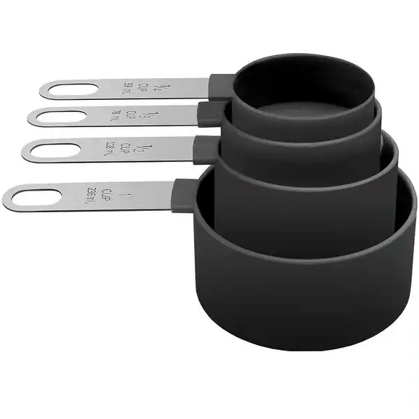 Stainless Steel Handle Measuring Cups Set Stackable Cups set of 4 - Bed Bath & Beyond - 41052298 | Bed Bath & Beyond
