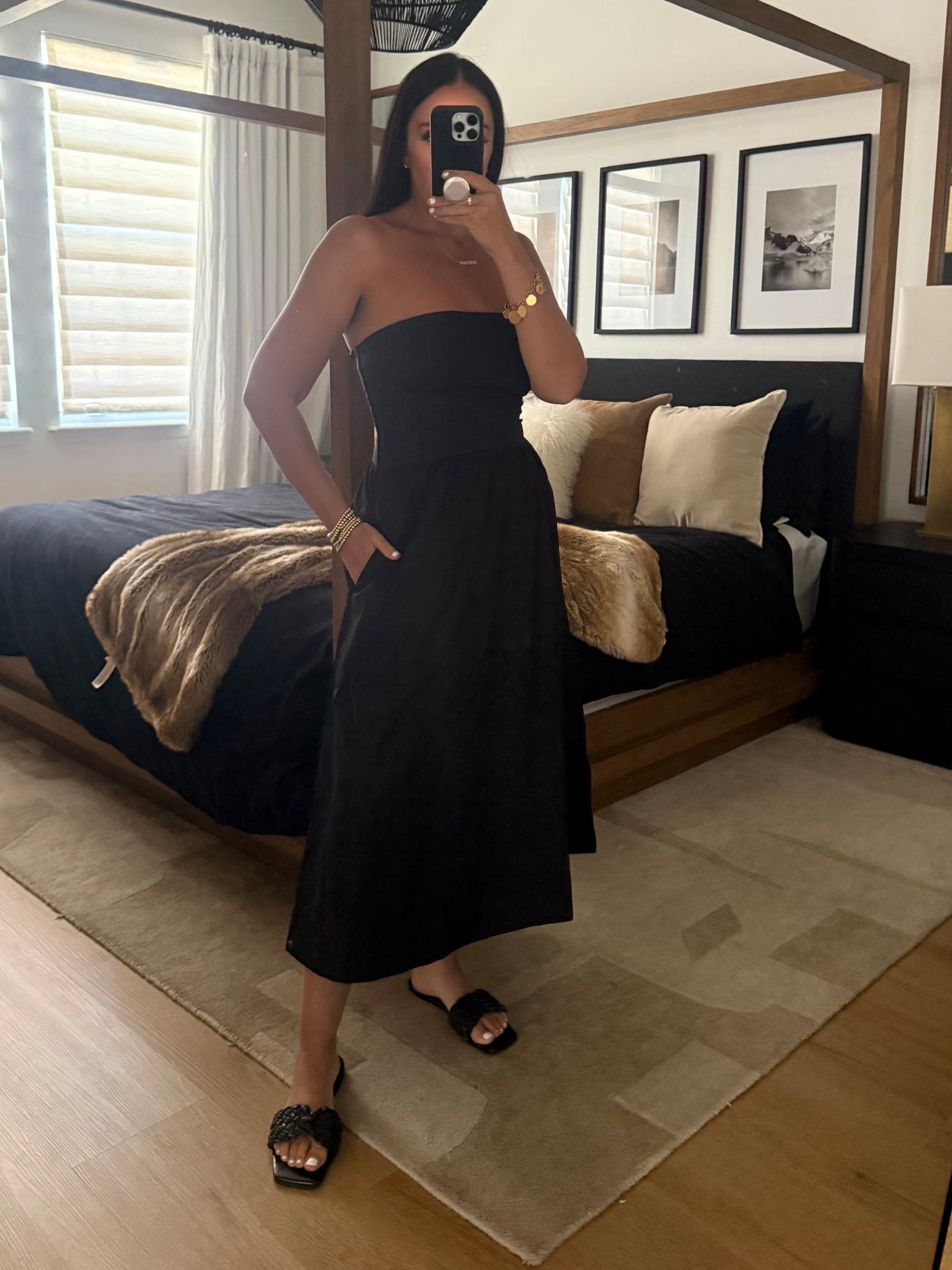 Fluid Dress wearing size small