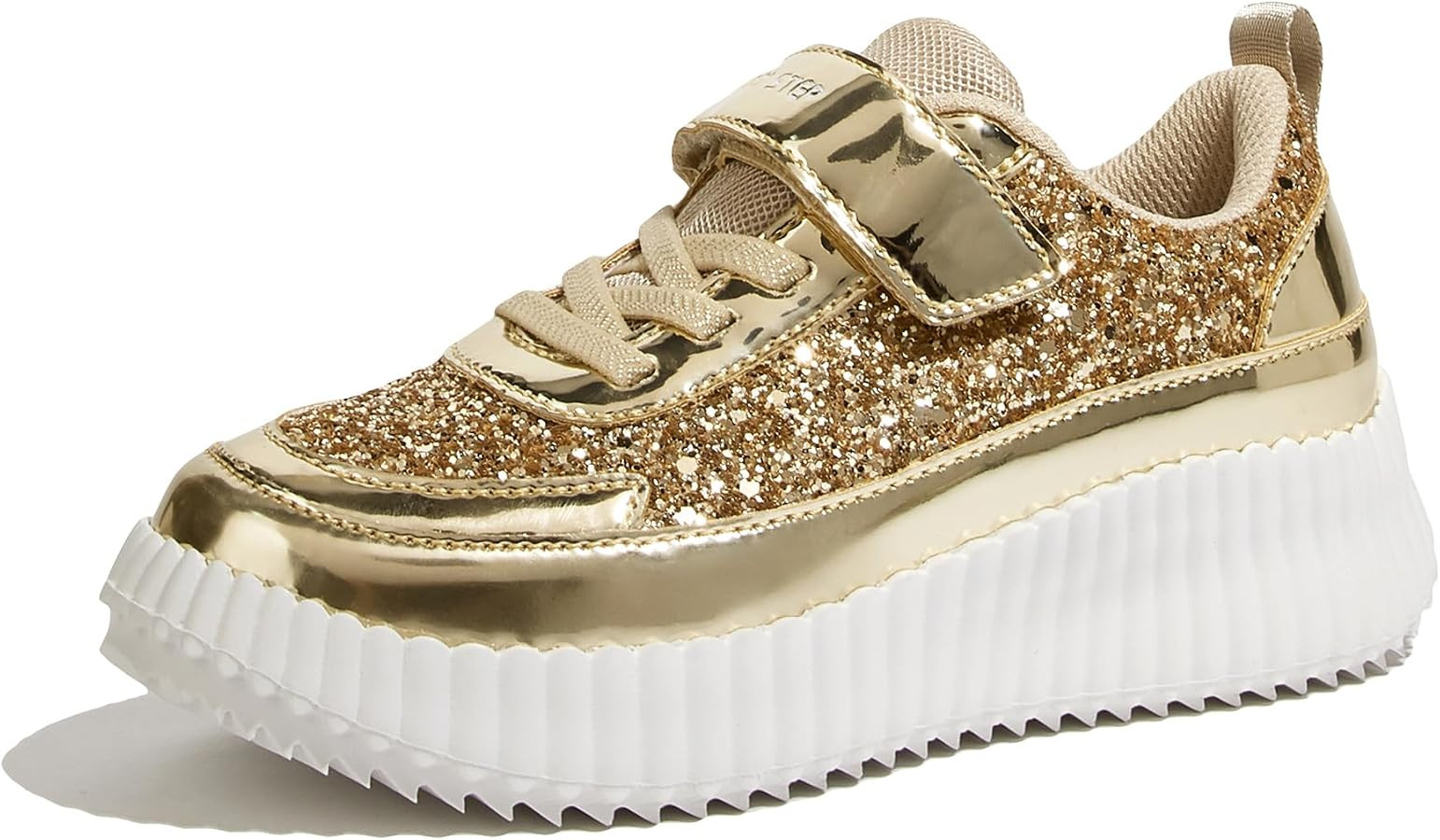 Sparkly Braided Shiny Bling Princess Shoes | School Athletic Running Walking for Boys & Girls | Amazon (US)