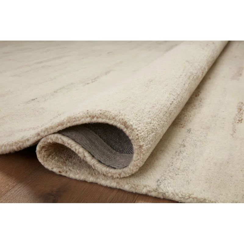 Amber Lewis x Loloi Rocky Natural / Fog Area Rug | Wayfair North America