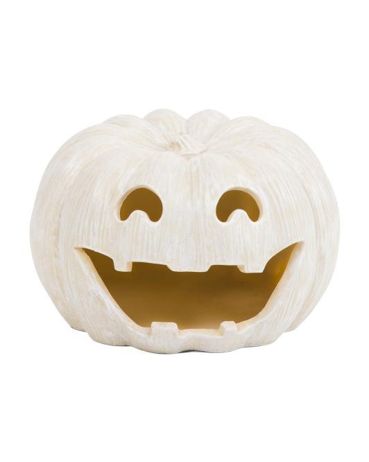 Jack O Lantern Pumpkin Tealight Holder | TJ Maxx
