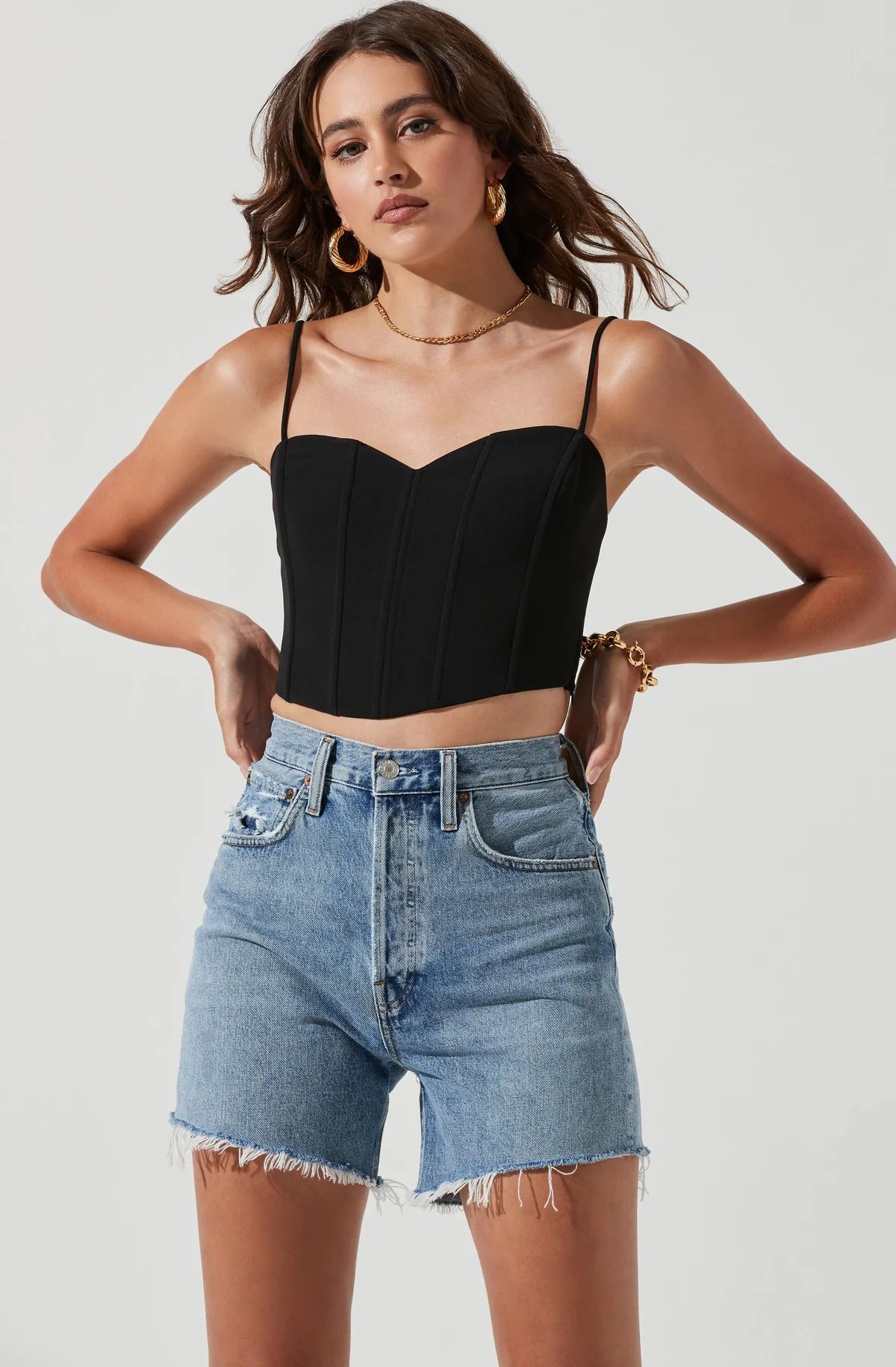 Molly Sweetheart Crop Top | ASTR The Label (US)