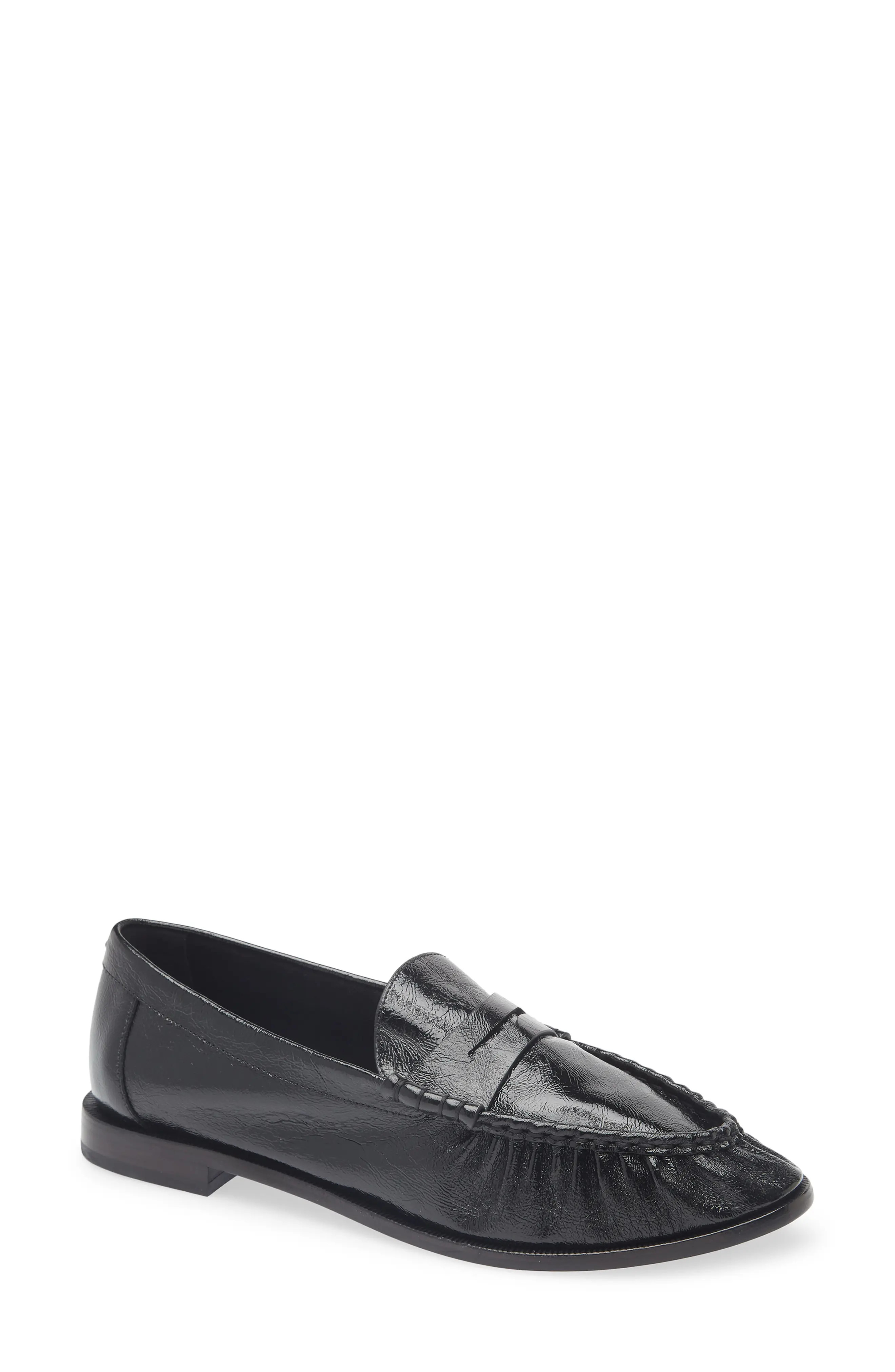 rag & bone Lexi Penny Loafer in Black at Nordstrom, Size 7.5Us | Nordstrom