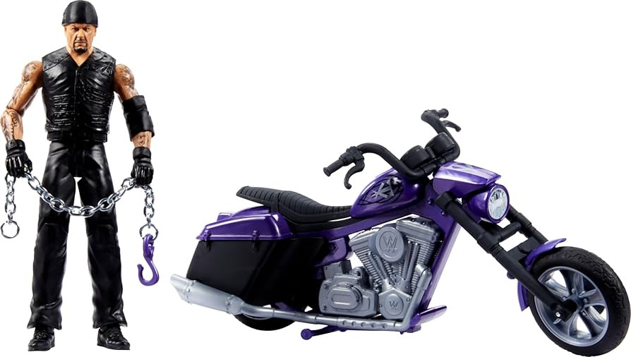 Mattel WWE Wrekkin' Slamcycle Vehicle & Action Figure Playset with Toy Motorcycle & Undertaker 6-... | Amazon (US)