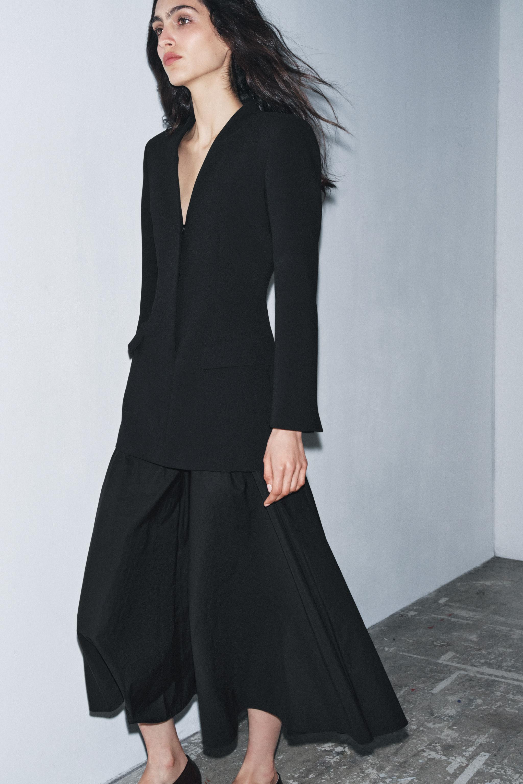 ZW COLLECTION COMBINATION BLAZER DRESS | Zara US