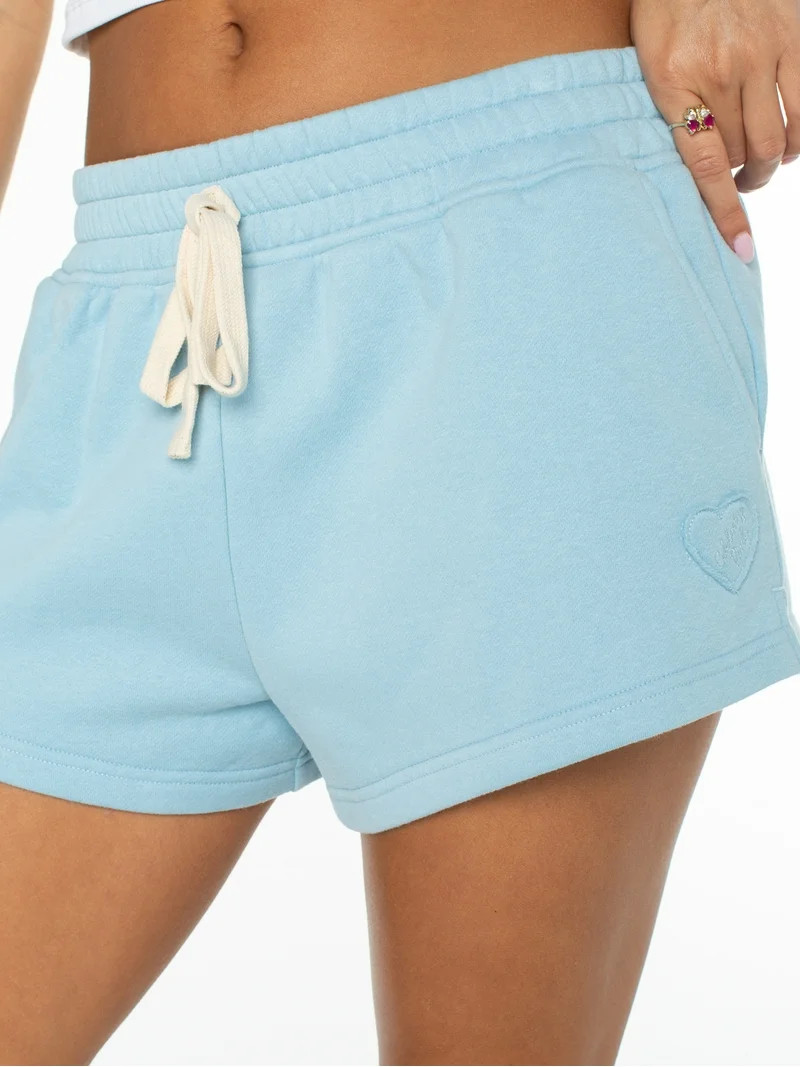 Celebrity Pink Women's Tie Front Fleece Shorts, Sizes XS-4X | Walmart (US)