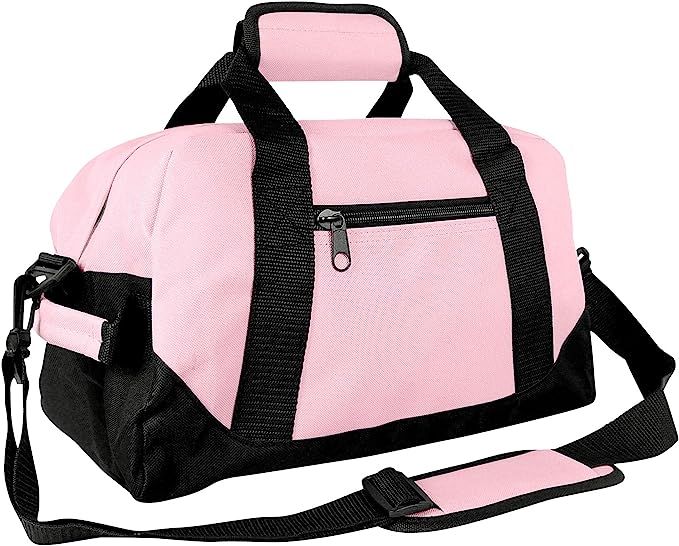 DALIX 14" Small Duffle Bag Two Toned Gym Travel Bag | Amazon (US)