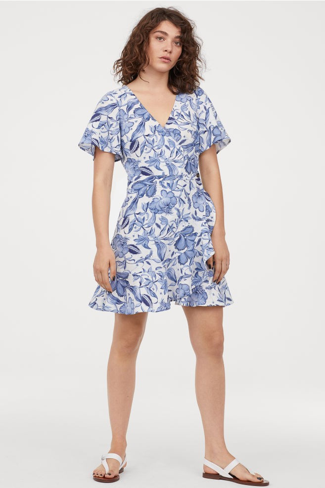 Patterned Crêped Dress | H&M (US + CA)